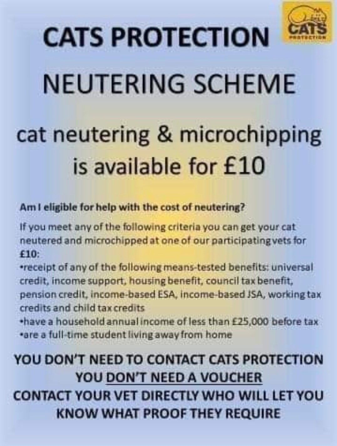 Please if you’ve not already neutered your cat get them done!
 There really is n…