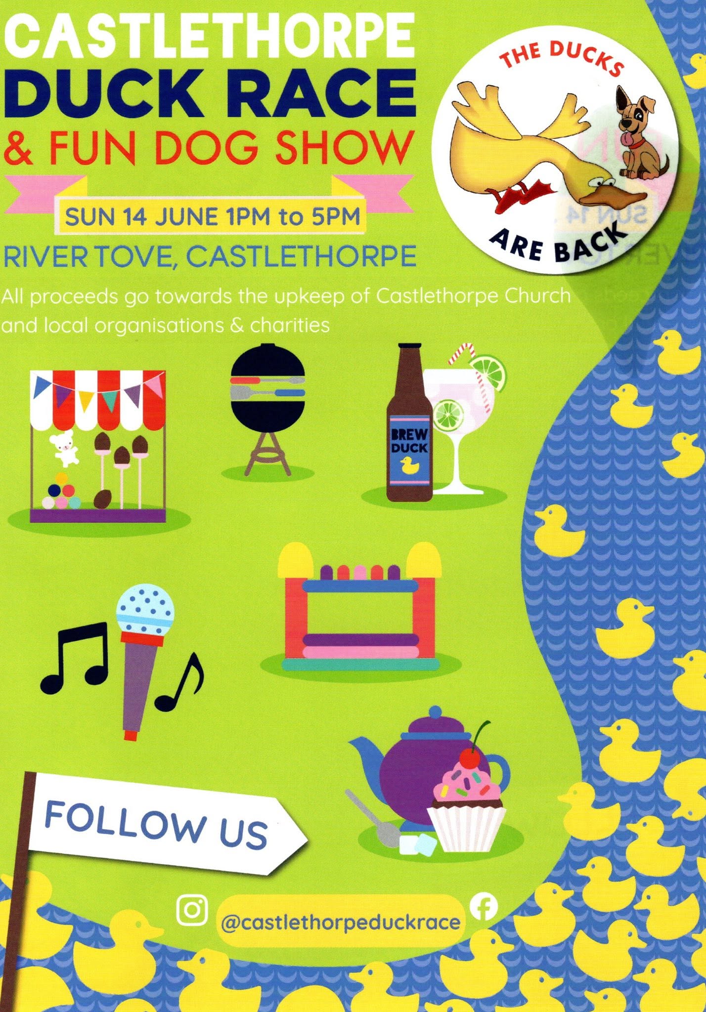 We’ll be at Castlethorpe Duck Race tomorrow! It’s always such a fun day and we c…
