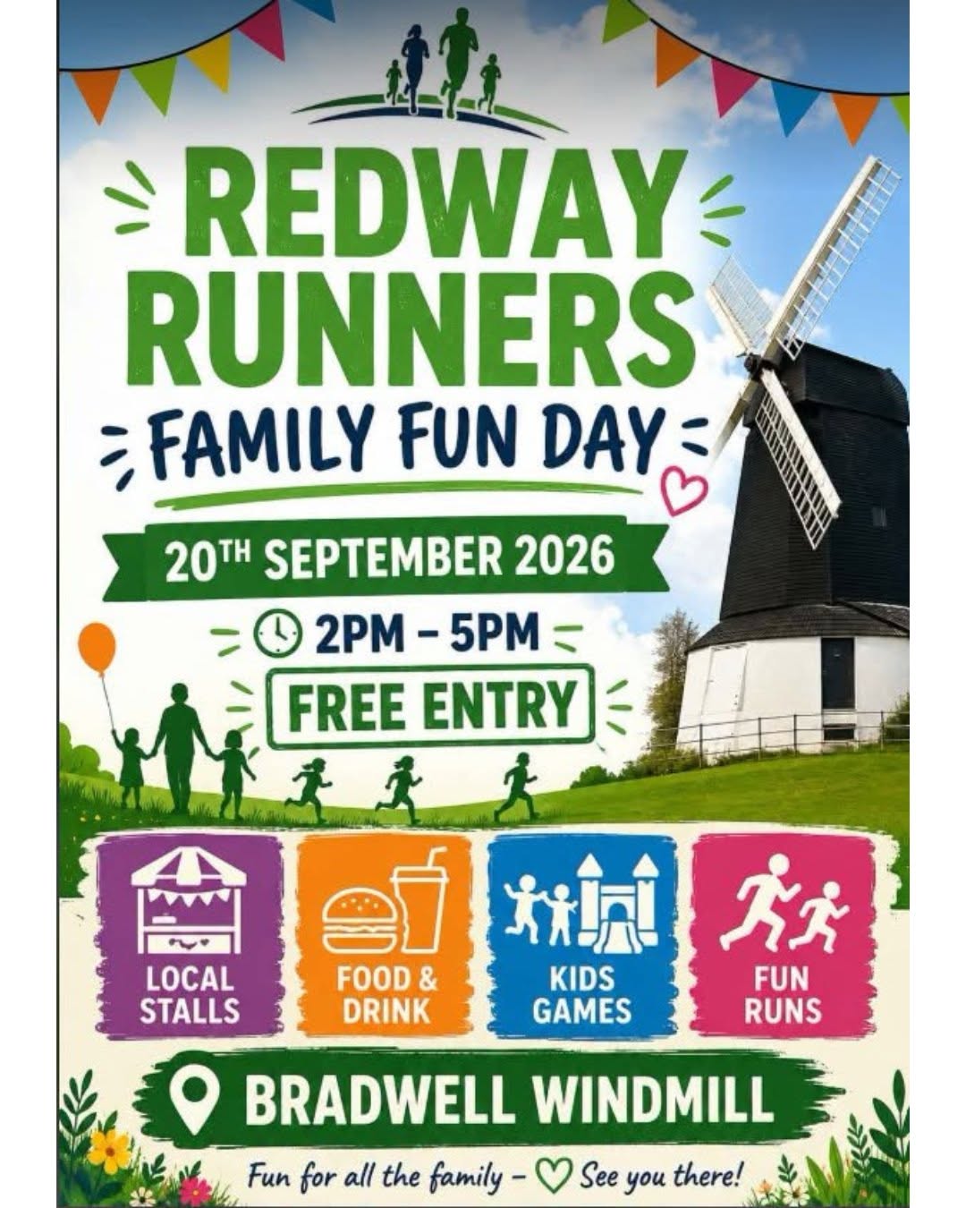 Come join us at the Redway Runners Family Fun Day this afternoon!

We’ll be ther…